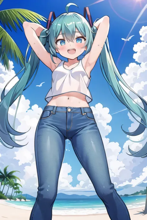 masterpiece,best quality,ultra detail, ((Perfect Face, Perfect Arms, Perfect hands, Perfect Fingers)), 1girl, 14yo, petite, ((round face, ecstasy, orgasm face, drooping eyes, shame smiling, blush)), dropping eyes, sleepy, Open mouth, ((White teeth)), backg...