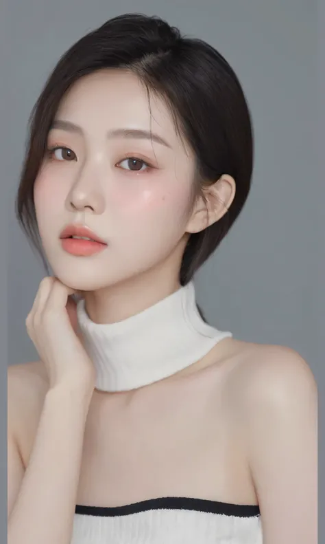 front photo, elegant woman, (Photorealsitic)、(intricate detailes:1.2)、(​masterpiece、:1.3)、beauty face, (top-quality:1.4)、(超A high resolution:1.2)、超A high resolution、(A detailed eye)、(detailed facial features), ((Realistic lighting、top-quality、8K、natural li...