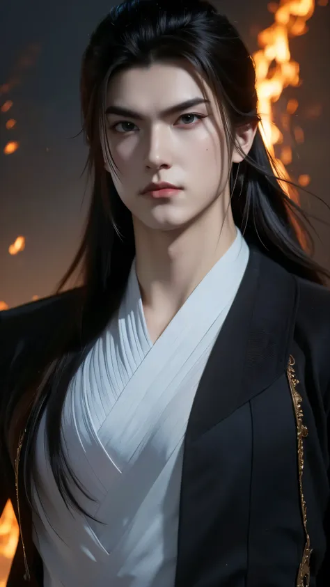 Vuong Lam's portrait is beautiful, emotionless, exuding a cold, majestic temperament tinged with loneliness. His deep, piercing blue eyes looked at his opponents, reflecting his perseverance and an incomprehensible inner world, shaped by countless trials. ...