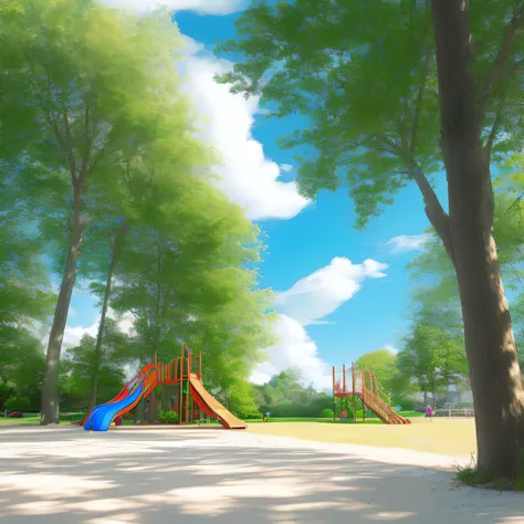 playground,  Close view .