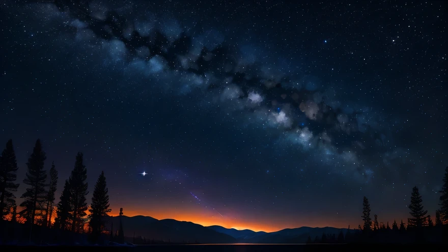 Fantastic night sky