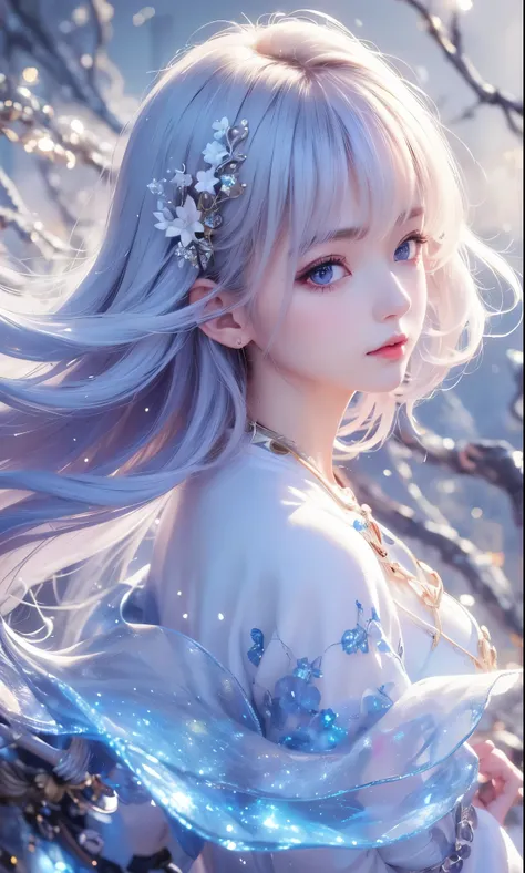 ((face focus:1.4, side face)), ((masterpiece)), ((( best quality))), (( Very detailed)), ((shape)),[ Realistic Light Effects ],shadow,( Fantasy Style ),(White background:1.6), simple background, (Earth Theme),(Cape)[(Hair Focus,(( one girl )),[( Big Slime ...