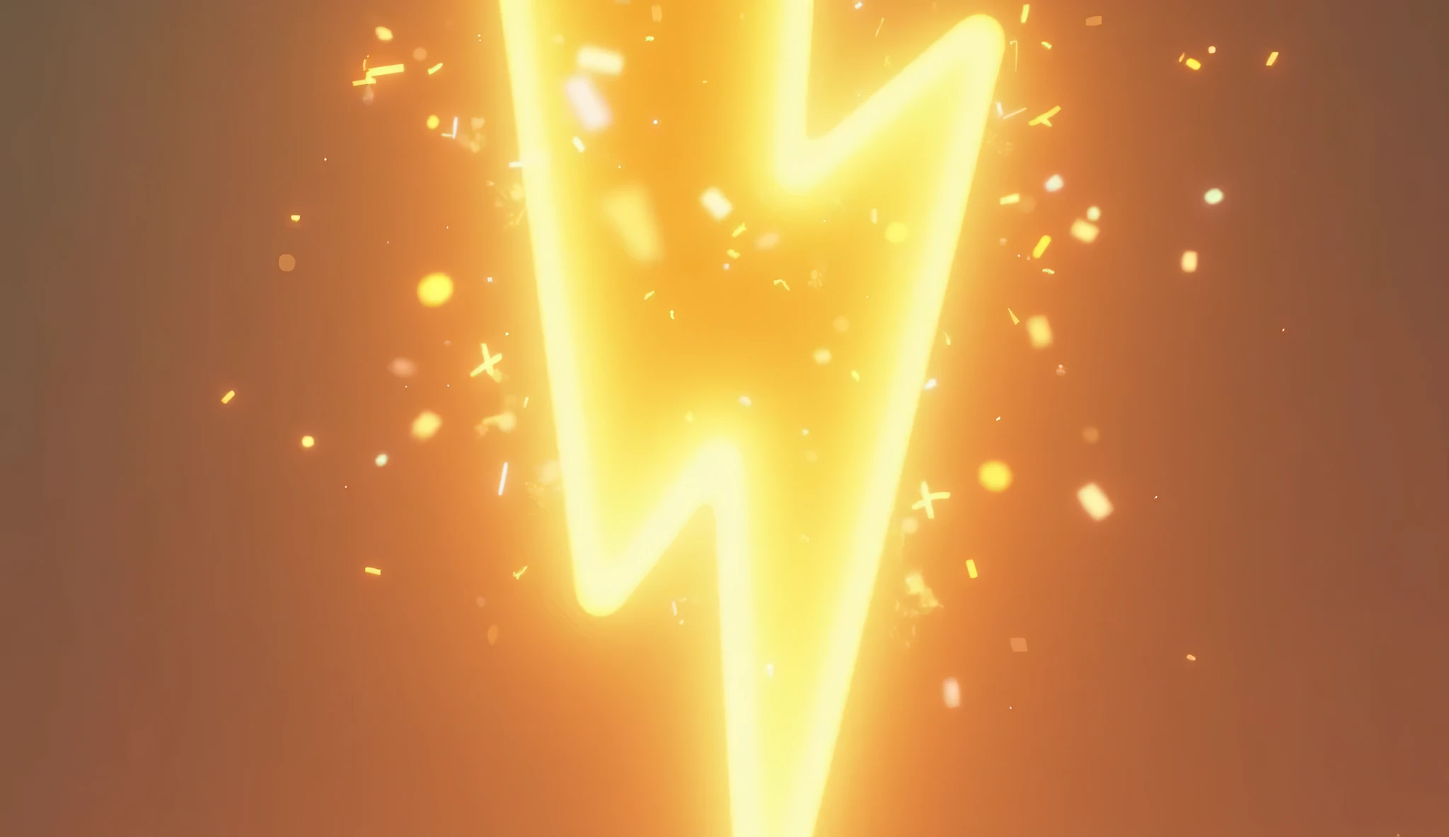 A 3D animation of small lightning bolts appearing as a warning effect. The bright, animated bolts of electricity flash briefly in the air, giving a sense of urgency and caution. The sparks are vibrant yellow and white, with a slight glow, emphasizing the i...