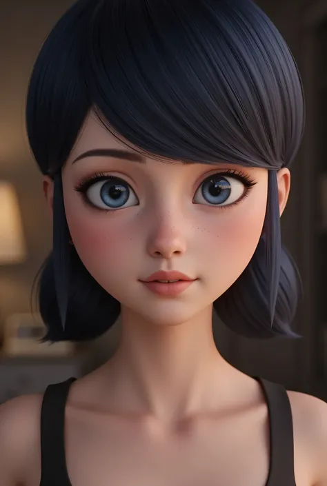 1girl, Solo, High Resolution, Masterpiece, Anatomically Correct, Accurate, Best Quality, real life style, black hair, blue eyes