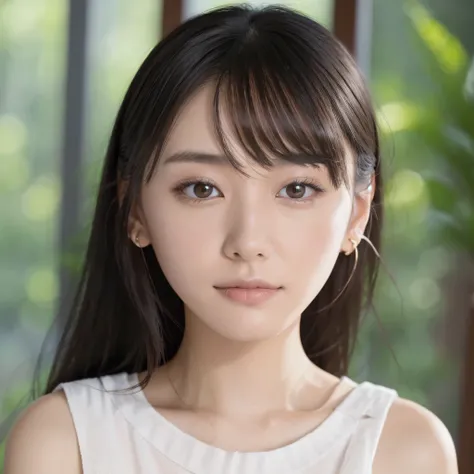 a beautiful detailed face of a 22 year old woman, a close up portrait of newgakki nagai, an extremely detailed and photorealistic portrait, long black hair,sexy look, 1 person, 4k, live action,Beautiful busty, tall, fair skin, half Japanese, half Russian, ...