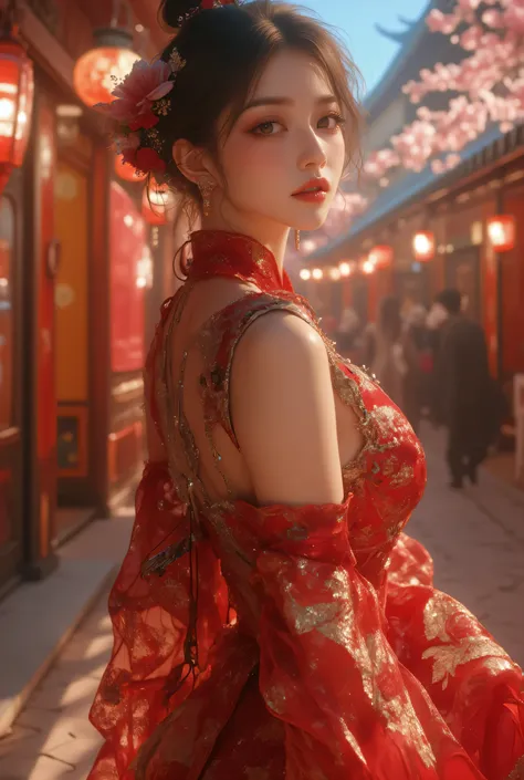 pretty chinese idol in random travel location in below:

🌍 Randomized Travel Theme:
She is gracefully dressed in an outfit inspired by a randomly selected world culture, blending traditional attire with artistic elegance. The setting immerses her in a vibr...