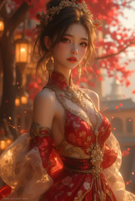 Pretty cute beautiful Chinese lady idol wear outfits and dress, reflecting the cultural essence of the location.

🌍 Randomized Travel Theme:
She is gracefully dressed in an outfit inspired by a randomly selected world culture, blending traditional attire w...