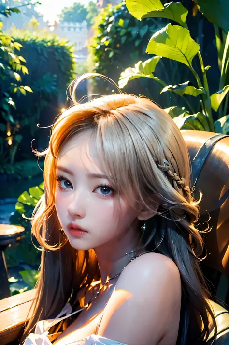 (((( masterpiece, top quality , Hi-Res)))), very detailed 8K , SEXY AND BEAUTIFUL JAPANESE GIRL WITH A SLIM BODY, (, ultra detail, very detailed on trends , super real , (long hair :1.3) , photos), ( in the seat:1.5), Blonde, Small Fly , ( Dynamic Poses ...