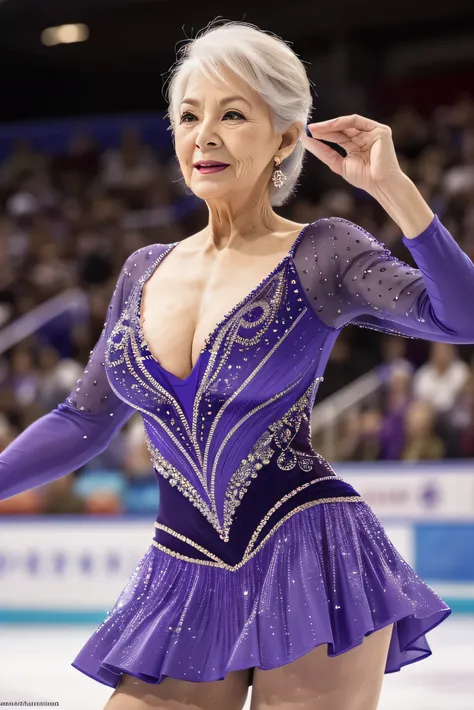        Figure Skater Masterpieces              ,      high resolution,      author：  Mr... name, Sexy old woman,       sexy figure skaters     付きフィギュアスケートコスチューム  ))       RAW Photo,           8k Wallpaper, perfection,    big breasted, lipstick,        sexy...