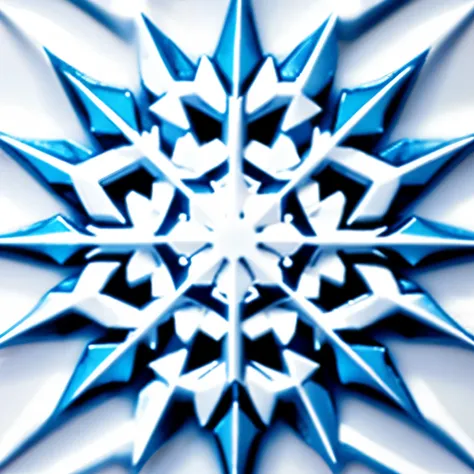 close up of a snowflake.