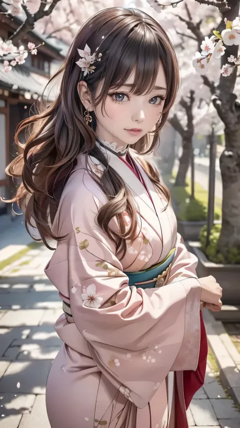 (kimono)、Japanese clothing、(highest quality,masterpiece:1.3,超A high resolution,),(Super detailed,caustics),(Photoreal:1.4,RAW shooting,)ultra-realistic capture,very detailed,High resolution 16K suitable for human skin、 natural skin texture、、Skin tone looks...