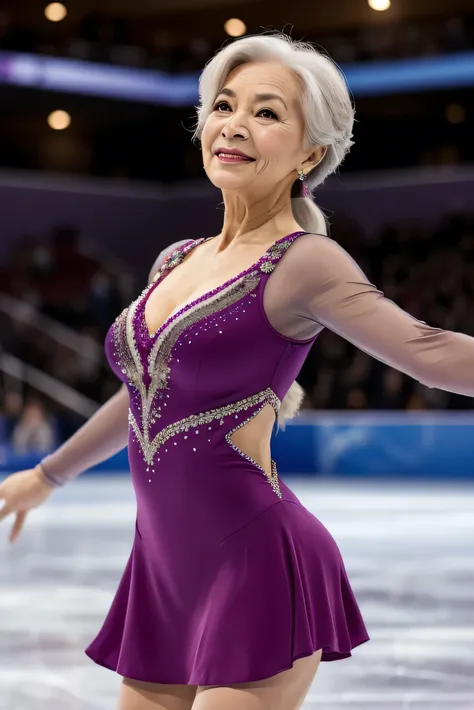     Figure Skater Masterpieces        ,   high resolution,   by Mr. Nomi, Sexy old woman,    Sexy Figure Skater  付きフィギュアスケートコスチューム  ))    RAW Photo,     8k Wallpaper, perfection,  Big Breasts,lipstick,     sexy mini dress   ,    Let's take a closer look at...