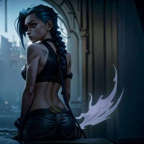 jinx, arcane series, POV sex from behind