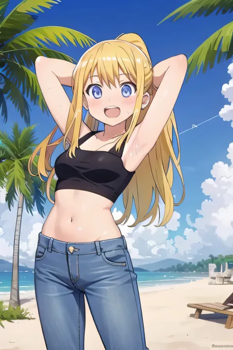 masterpiece,best quality,ultra detail, ((Perfect Face, Perfect Arms, Perfect hands, Perfect Fingers)), 1girl, 14yo, petite, ((round face, ecstasy, orgasm face, drooping eyes, shame smiling, blush)), dropping eyes, sleepy, Open mouth, ((White teeth)), backg...