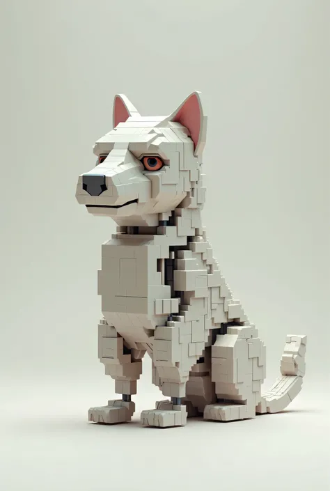 create a pet that is incomplete in voxel art