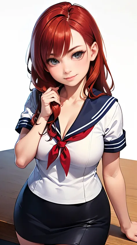 (highest quality, 8K, 32k, masterpiece, nffsw:1.2), (RAW photo), (realistic), (Photoreal:1.2), (High resolution), Super detailedな, very beautiful face and eyes, 1 girl, round and small face, big breasts thin waist、(((small breasts)))、(((white wall backgro...