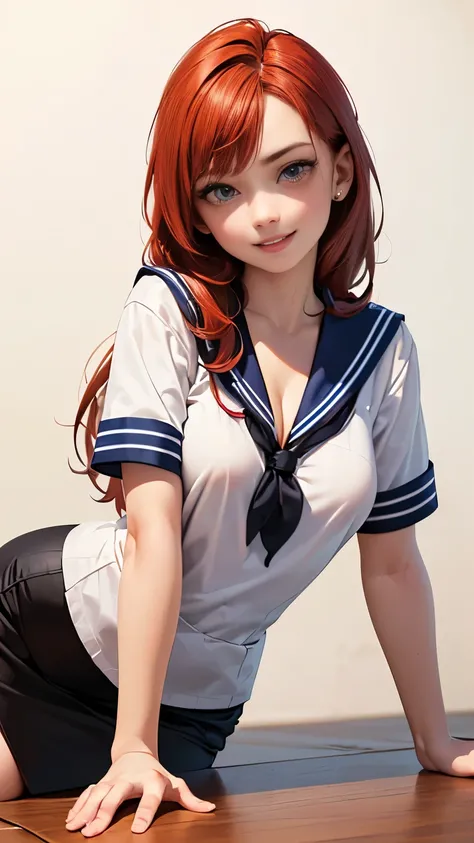 (highest quality, 8K, 32k, masterpiece, nffsw:1.2), (RAW photo), (realistic), (Photoreal:1.2), (High resolution), Super detailedな, very beautiful face and eyes, 1 girl, round and small face, big breasts thin waist、(((small breasts)))、(((white wall backgro...