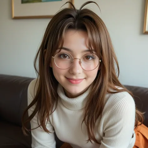 narunarusegawa, naru narusegawa, long hair, brown hair, antenna hair, realistic antenna hair, antenna hair looks like real hair, brown eyes, amazingly beautiful face, realistic japanese female face, light cosmetics, detailed face,
skirt, jewelry, pantyhose...