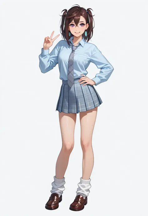  Ayase Momo, beautifully detailed hair, beautifully detailed face, beautifully detailed eyes, beautiful collarbone, beautiful body, beautiful legs, beautiful fingers, looking at viewer, 1 girl, Japanese, (((high school girl))), uniform, cute symmetrical fa...