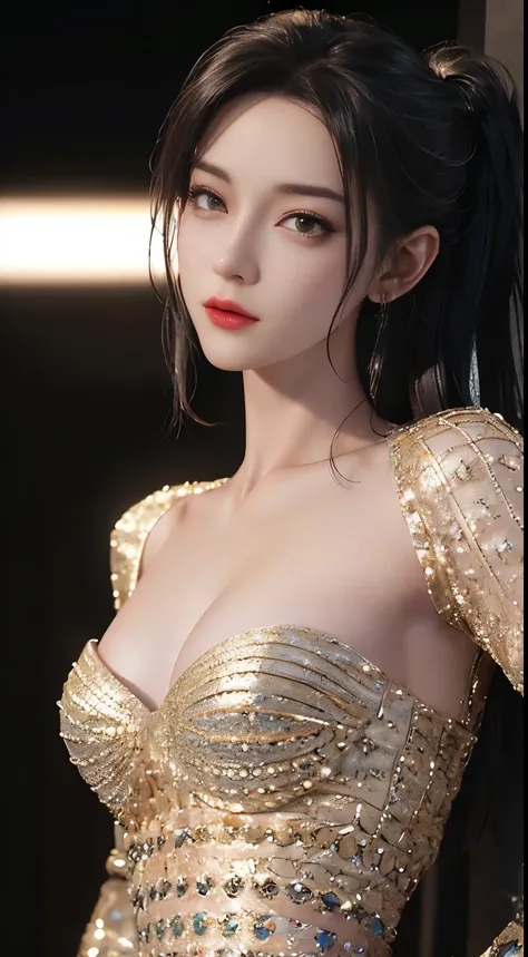 ((Best quality)), ((masterpiece)), (detailed:1.4), 3D, an image of a beautiful cyberpunk female,HDR (High Dynamic Range),Ray Tracing,NVIDIA RTX,Super-Resolution,Unreal 5,Subsurface scattering,PBR Texturing,Post-processing,Anisotropic Filtering,Depth-of-fie...