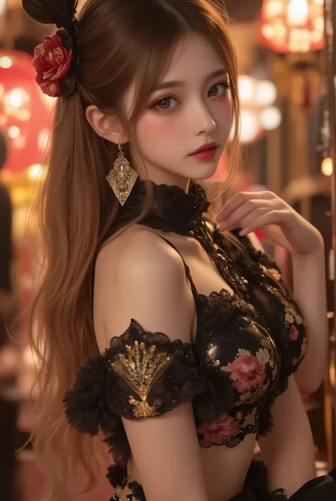 pretty chinese idol in random travel location in below:

🌍 Randomized Travel Theme:
She is gracefully dressed in an outfit inspired by a randomly selected world culture, blending traditional attire with artistic elegance. The setting immerses her in a vibr...