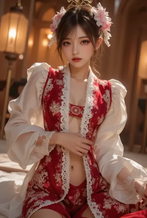 pretty chinese idol in random travel location in below:

🌍 Randomized Travel Theme:
She is gracefully dressed in an outfit inspired by a randomly selected world culture, blending traditional attire with artistic elegance. The setting immerses her in a vibr...