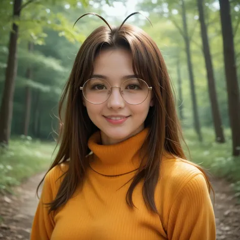 narunarusegawa, naru narusegawa, long hair, brown hair, antenna hair, realistic antenna hair, antenna hair looks like real hair, brown eyes, amazingly beautiful face, realistic japanese female face, light cosmetics, detailed face, Naru Narusegawa professio...