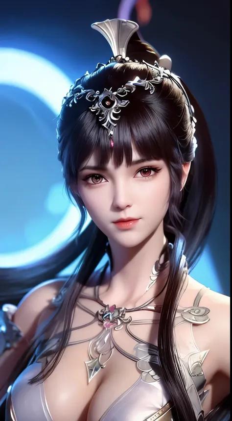 A close-up of a woman dressed in ancient costume with Chinese elements，Classical art，Cultivate the elemental sense of immortals，detailed fantasy art，Stunning character art，Epic and refined character art，Beautiful Chinese costumes，Extremely detailed artisti...