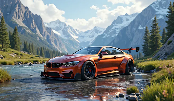 bmw m4 modified landscape