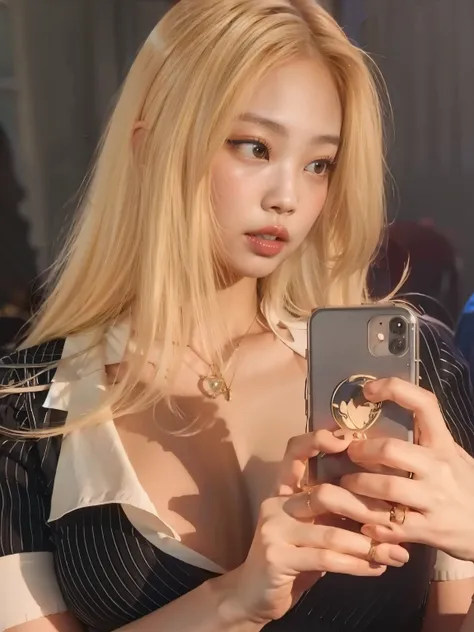 Jennie Blackpink blonde hair