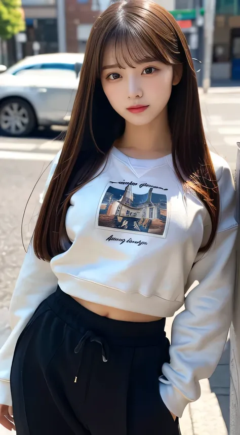 top quality, masterpiece 、 actual photo  、The most beautiful girl in the world 、 Cute looks、slender 、 Perfect Beautiful Face  、  perfect and beautiful eyes   、   perfect and beautiful double eyelids  、   Fashion Models  、 Cute looks、   light brown hair 、 H...