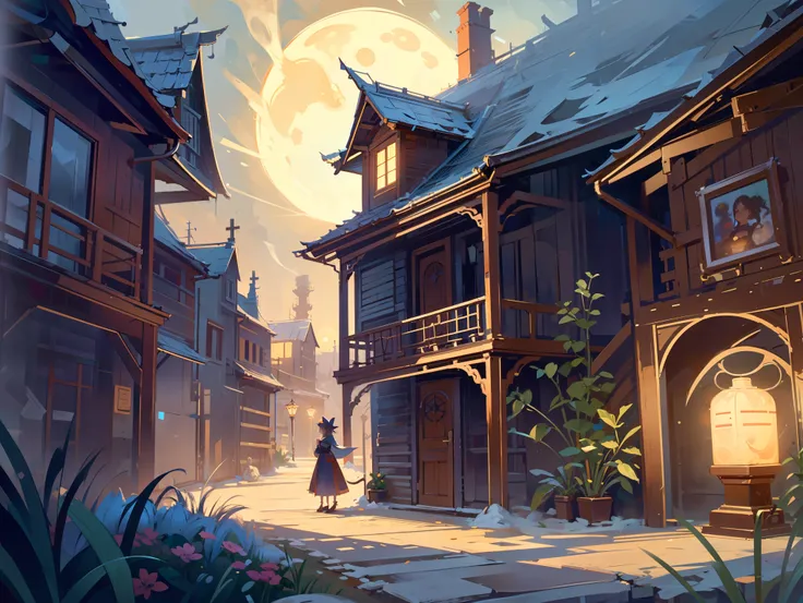A very beautiful witch、Multiple very large cats、Witch's Familiar Cat、The witch is diligently hitting the cat、The cat is standing upright on two legs、Cats are very eerie、A group of bakeneko、On a night when the moon is beautiful, I'm alone in the forest,...