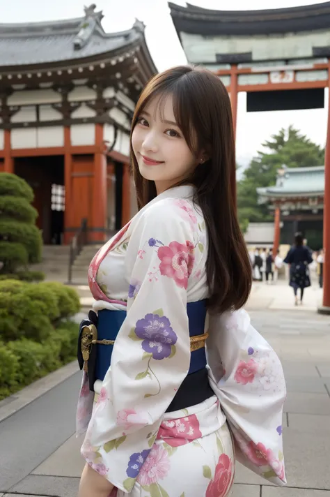 ((whole bodyで前を向いて:1.8)),(whole body:1.5,) masterpiece, top quality, 超details, details , high resolution, 8k Wallpaper, perfect dynamic configuration , Beautiful eyes with great attention to detail , ( In front of the torii gate of the shr...