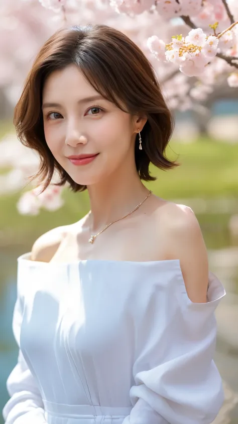  Professional,   high level of detail , closeup photo (Charming 45 year old mature :1.3),   long dark hair,( red long dress,  off shoulder , Wearing a robe)1.455, ray tracing,   natural light, ( enchanting:1.1), ( blanking:1.1 ), (Elegant, elegant, dandy)1...