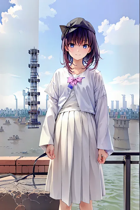 (( masterpiece)), ((Top Quality)), ((Top Quality)), (( very detailed)), ((8k CG wallpaper)), ((very delicate and beautiful)), ((shape)), (high resolution), the girl on the left、(((  Tokyo  の風景:2.0)))、((( Tokyo tower:3.0)))，Around town， hair，shortcuts，  開口部...