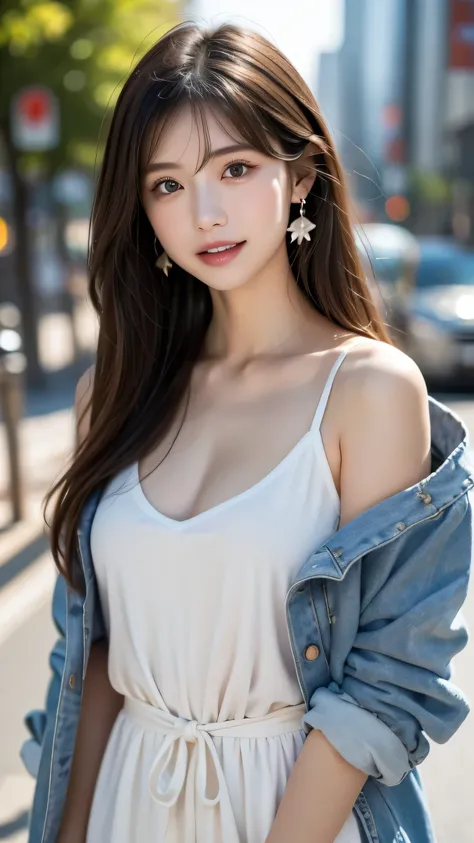 TOP QUALITY,8k, very detailed,  in fine detail, high resolution, 8K wallpaper,  perfect dynamic configuration, meticulous eye exposed to lighting, beautiful eyes、looking at the camera、 perfect dynamic configuration, Big beautiful eyes, beautiful face,Fine ...