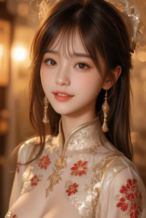 1girl, cute beautify young pretty chinese idol is smile and wear beautify outfits and beautiful dress, reflecting the cultural essence of the location.

🌍 Randomized Travel Theme:
She is gracefully dressed in an outfit inspired by a randomly selected world...