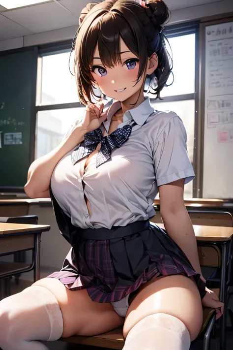 (masterpiece:1.3, highest quality),  (realistic, photorealistic:1.4), beautiful illustrations, perfect lighting, colorful, Depth of the bounds written, 
looking at the viewer, full body, Front view:0.6, 1 girl, alone, Japanese, high school girl, Improve, (...