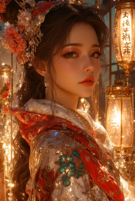 1girl, Pretty cute beautiful Chinese lady idol wear outfits and dress, reflecting the cultural essence of the location.

🌍 Randomized Travel Theme:
She is gracefully dressed in an outfit inspired by a randomly selected world culture, blending traditional a...