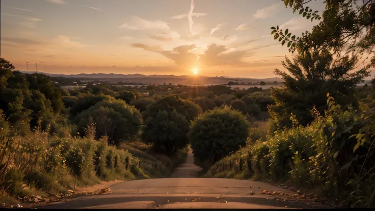 Visually striking thumbnail against a warm sunset background, featuring tree silhouettes to create a peaceful yet powerful atmosphere. 