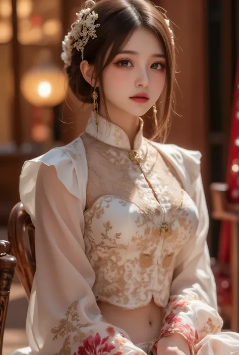 pretty chinese idol in random travel location in below:

🌍 Randomized Travel Theme:
She is gracefully dressed in an outfit inspired by a randomly selected world culture, blending traditional attire with artistic elegance. The setting immerses her in a vibr...