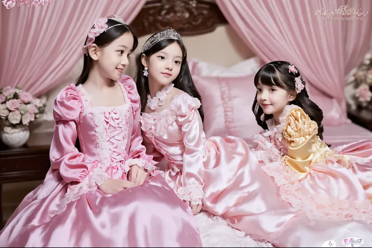 A composition that reflects the entire bed,,highest quality, masterpiece, highest resolution, artwork, super それにget used to it, many get used to it, get used to it, それにget used to it, 3k realistic pictures,,((short body height:1.0)),((twelve yaers old girl...