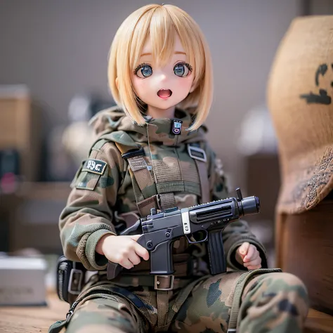  From the muzzle  、   shoot a gun
Armin Girls Chibi Run、 Rambo  、