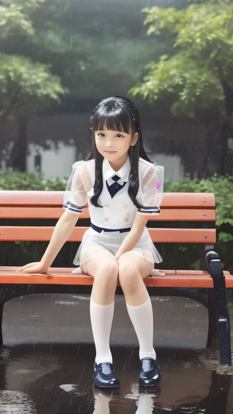 TOP QUALITY、 natural depiction、high definition、delicate、Very high degree of perfection 、 beautiful,Girls are in elementary school６Grade、 black hair、cute girl eyes、Petite、Perfect Arms、 perfect finger、Perfect Legs、small breasts、Looks like Daidouji Tomoyo、((f...