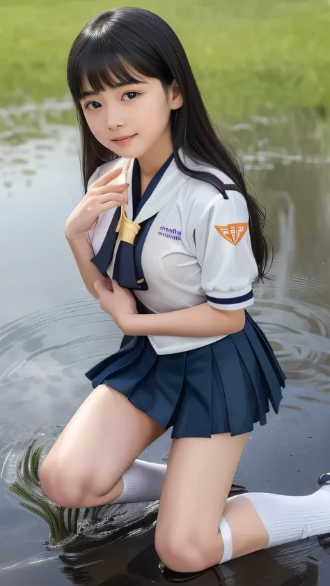 TOP QUALITY、 natural depiction、high definition、delicate、Very high degree of perfection 、 beautiful,Girls are in elementary school６Grade、 black hair、cute girl eyes、Petite、Perfect Arms、( perfect finger)、Perfect Legs、small breasts、Looks like Daidouji Tomoyo、(...