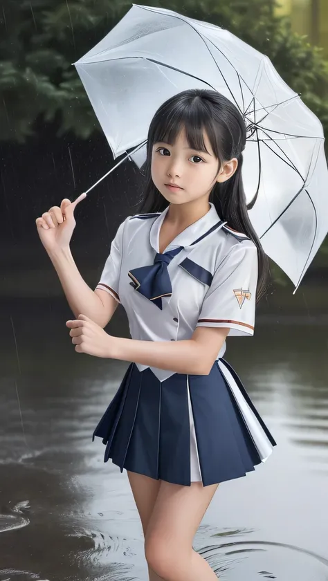 TOP QUALITY、 natural depiction、high definition、delicate、Very high degree of perfection 、 beautiful,Girls are in elementary school６Grade、 black hair、cute girl eyes、Petite、Perfect Arms、( perfect finger)、Perfect Legs、small breasts、Looks like Daidouji Tomoyo、(...