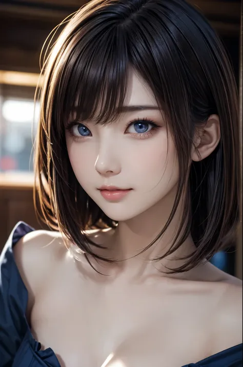 high quality, high resolution, 8k, 4k, Ultra HD, photorealistic, intricate details, sharp focus, masterpiece, award-winning, professional photography, cinematic lighting, from above, portrait, looking at viewer, 1girl, Pretty Japanese Idol, posing for a pi...