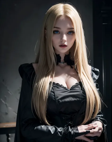 1girl, (Blue eyes), (Smile), (Sana Minatozaki), pale skin :1.1, (close-up at faces :1.3), (beautiful gothic makeup :1.2), wide hips, Big , big ass, round butt, (Best Quality, 8k, Masterpiece: 1.3), perfect hands, Clear Focus: 1.2, Perfect Body Beauty: 1.4 ...