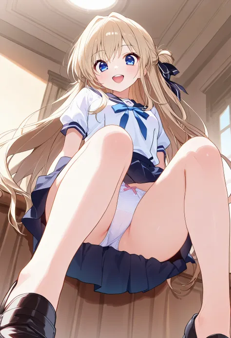 rating_safe,  score_9,  score_8_up ,  score_7_up ,  source_anime,  masterpiece, TOP QUALITY, alone, 1 girl, cute young woman、cute anime number illustration、 Beautiful and Detailed Eyes 、Beautiful and detailed lips、 Very detailedな顔、 school uniform、View of t...