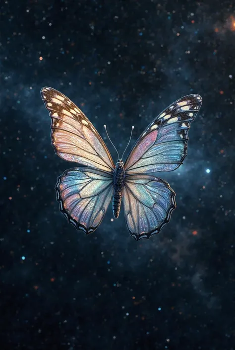 A butterfly in space